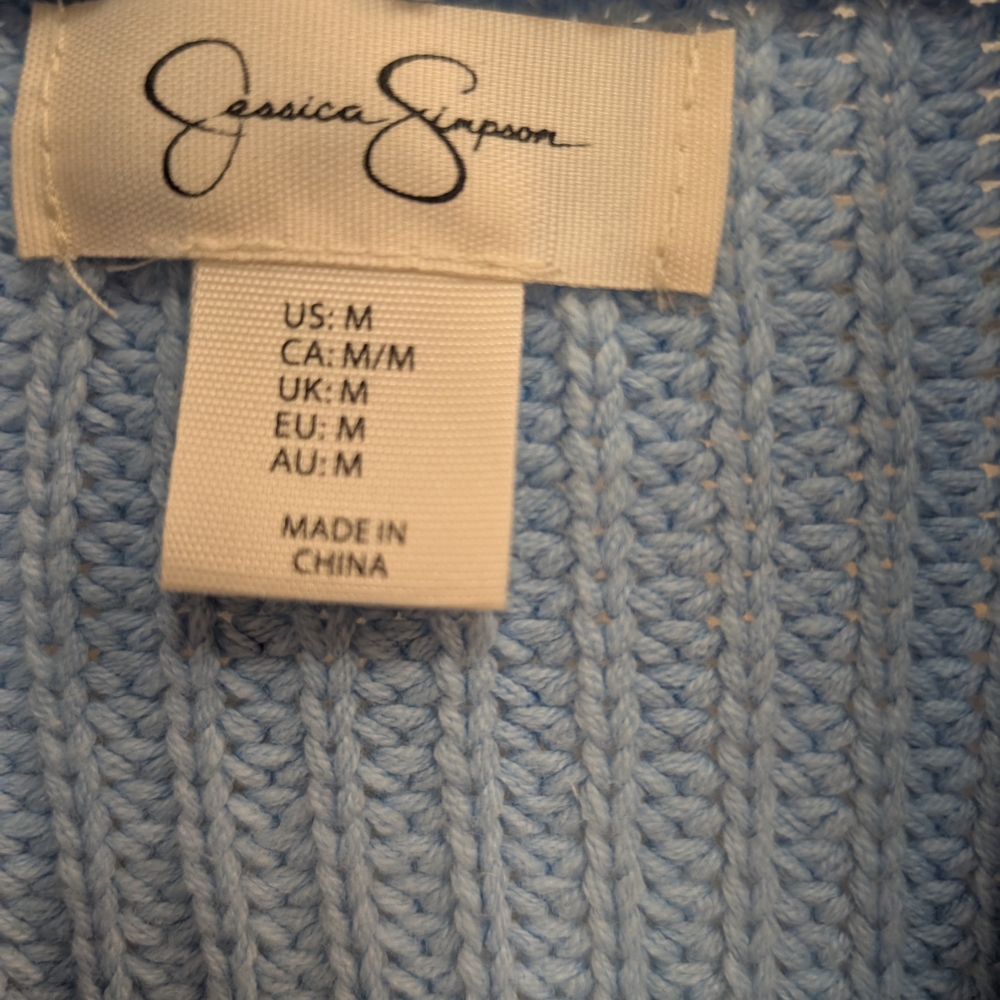 Jessica Simpson Light Blue Knit Sweater